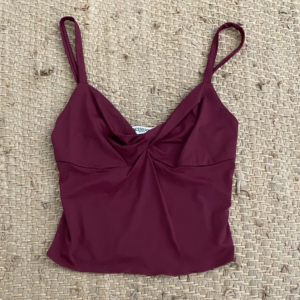 Women's Burgundy Cami Top